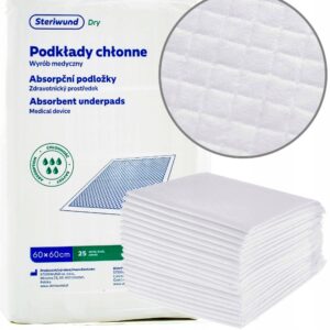 Podkład ochronny niesterylny 60x60 25szt Steriwund Dry